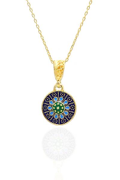 Mardin Has�r� Alt�n Kaplama 925 Ayar G�m�� Kolye 201022006