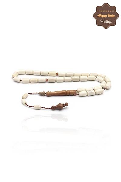 Krem Renk Kaps�l Kesim Balina Kemi�i Tesbih 201023483