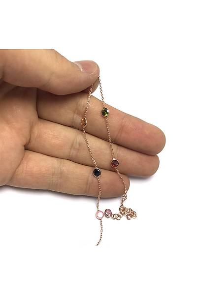 Do�al S�ra Ta�l� Tasar�m Rose Hayalet Bayan G�m�� Halhal