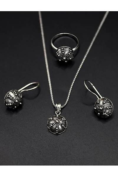 Y�resel �emsiye Has�r Model ��lemeli Bayan G�m�� Kad�n ��l� Set 201025229