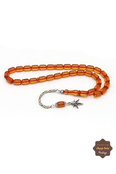 Kahverengi Kapsl Kesim Skma Kehribar Tesbih 201024703