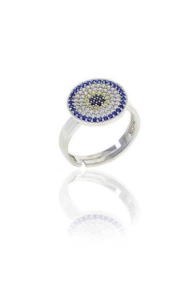 Nazar Boncu�u Tasar�m Safir Zirkon Ta�l� Kad�n Y�z�k (M)  201025065