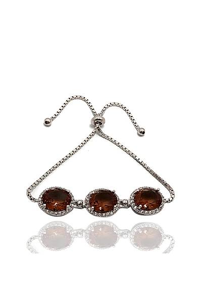 Elips Model Zultanit Ta�l� Bayan G�m�� Bileklik