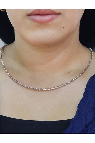 �talyan Halat Model Rose ve G�m�� Renk �ift S�ra G�m�� Choker Gerdanl�k 201025911