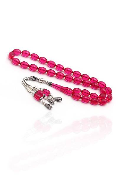 Pembe 3'l Gm Pskll Arpa Kesim Ate Kehribar Tesbih 201023163