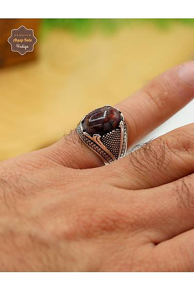 Kan Ta�� K�l�� Model 925 Ayar G�m�� Erkek Y�z�k 201024863