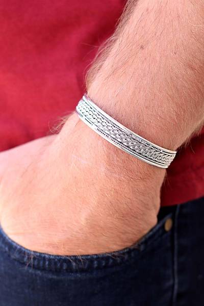 �ift �rg� Model 925 Ayar Saf G�m�� Unisex Has�r Bilezik 201024395