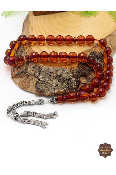 A��k Kahverengi B�y�k Boy K�re Kesim G�m�� P�sk�ll� Ate� Kehribar Tesbih 201024945