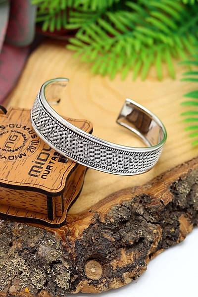 �rg� Model 925 Ayar Saf G�m�� Unisex Has�r Bilezik 201024392