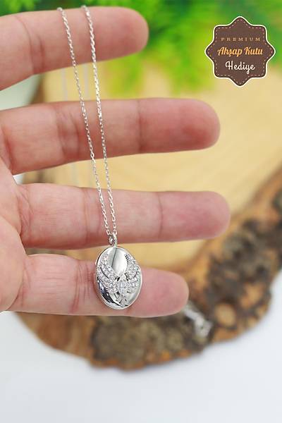 Alya Anka Ku�u 925 Ayar G�m�� Kad�n Kolye 201023989