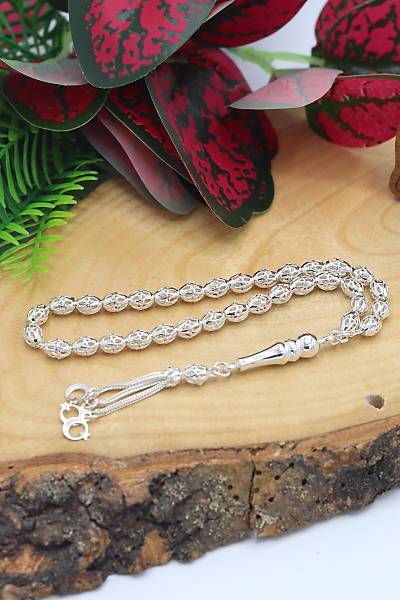 Arpa Kesim 925 Ayar G�m�� Telkari Tesbih 201022619