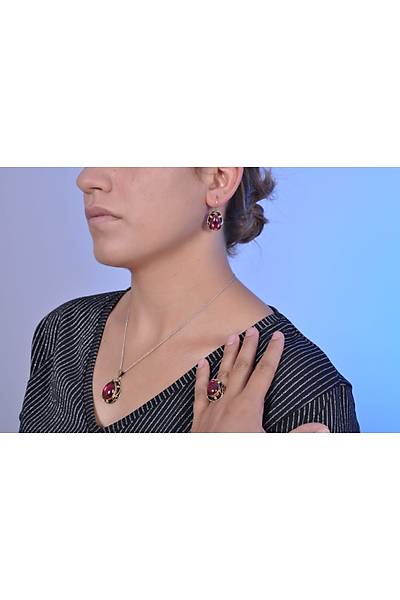 Orjinal Lal Ta�l� Otantik G�m�� Bayan ��l� Set