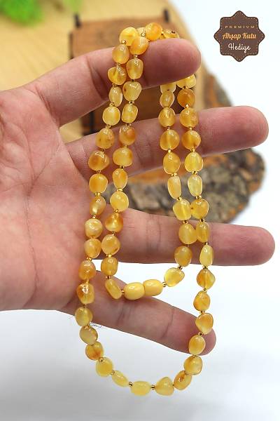 Orijinal Ukrayna Damla Kehribar Bay Bayan Kolye 201023491