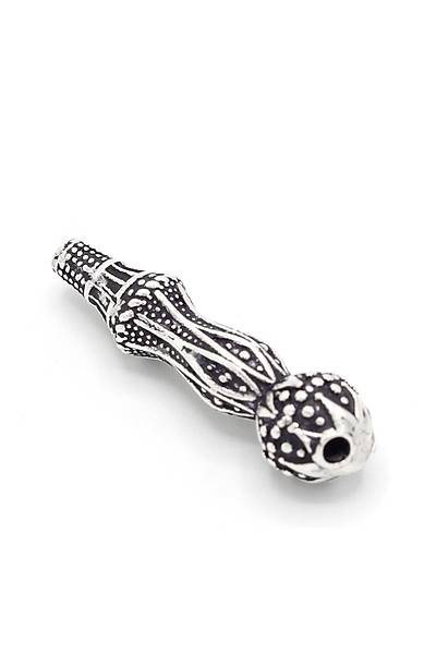 Minare Tasar�m ��lemeli 925 Ayar G�m�� Tesbih �mamesi 201024595