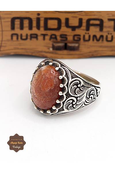 Y�ld�z Tozu Ta�l� Kral Motifli 925 Ayar G�m�� Erkek Y�z�k 201024936