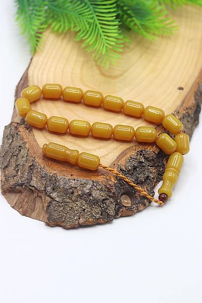 Sar� Sistem P�sk�ll� Kaps�l Kesim S�kma Kehribar Tesbih 201023168