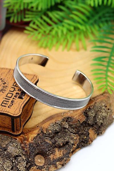 7 S�ra Has�r Model 925 Ayar Saf G�m�� Unisex Has�r Bilezik 201024396