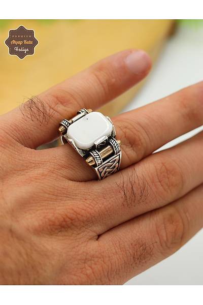 Havlit Ta�l� �rg� Model 925 Ayar G�m�� Erkek Y�z�k 201024875