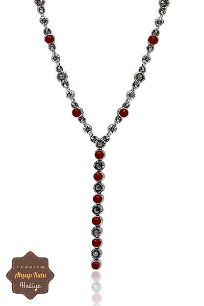 Akik Ta�l� Su Yolu Model Markazit Ta�l� G�m�� Kad�n Gerdanl�k 201024291