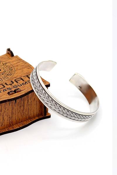 �rg� Model 925 Ayar Saf G�m�� Unisex Has�r Bilezik 201024394