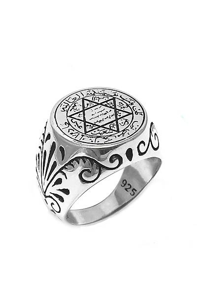 HZ. Sleyman Mhr Model 925 Ayar Erkek Gm Yzk