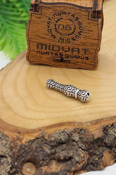 Artuklu Tasar�m ��lemeli 925 Ayar G�m�� Tesbih �mamesi 201024594