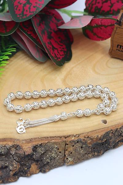 K�re Kesim 925 Ayar G�m�� Telkari Tesbih 201022620