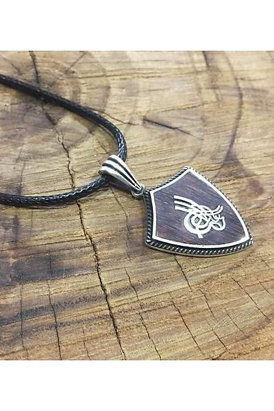 Osmanl Tura Tasarml 925 Ayar Gm Erkek Kolye