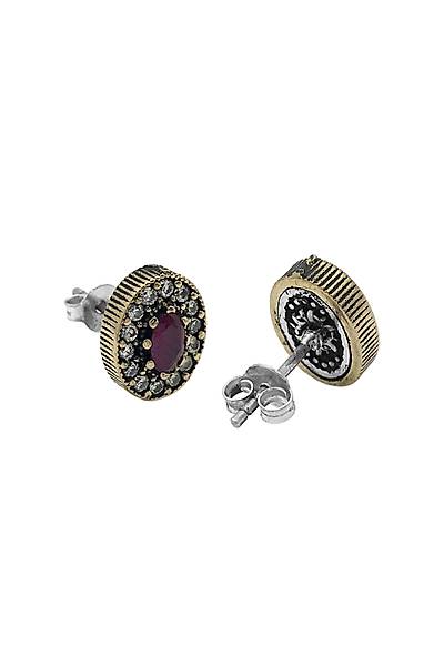 Yakut Ta�l� Elips Model Bayan Otantik G�m�� K�pe