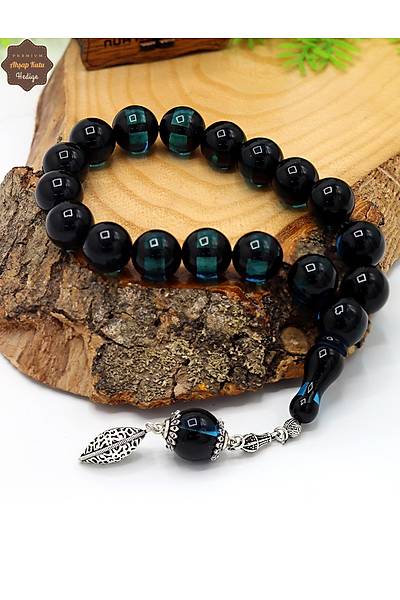 Parlament Mavisi  K�re Kesim G�m�� P�sk�ll� Efe Maskot Ate� Kehribar Tesbih 201024941