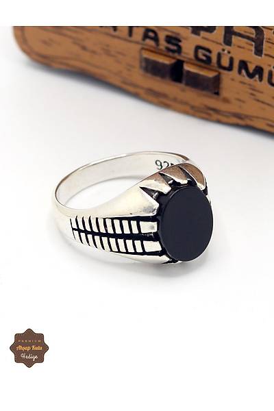 D�z Oniks Ta�l� Oval Model 925 Ayar G�m�� �ocuk Y�z��� 201025398