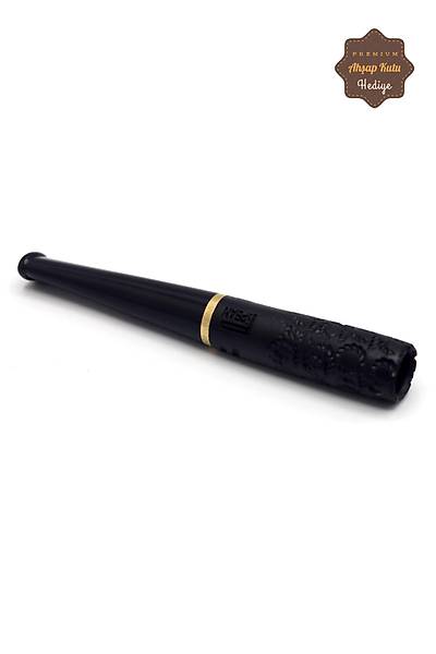 Siyah Renk G�l A�ac� ��lemeli Sigara A��zl��� 201023895
