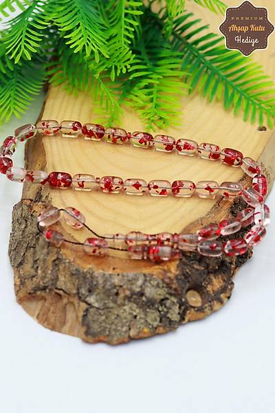 K�rm�z� Par�ac�kl� Sistem P�sk�ll� Ate� Kehribar Tesbih 201024019