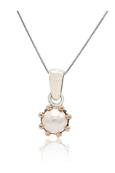 �nci Ta�l� Kase Tasar�m El i�i Otantik G�m�� Kad�n Kolye 201024846