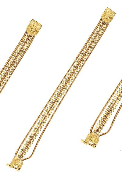 S�ral� Toplu Alt�n Kaplama 925 Ayar G�m�� Bayan Has�r ��l� Set 201024776