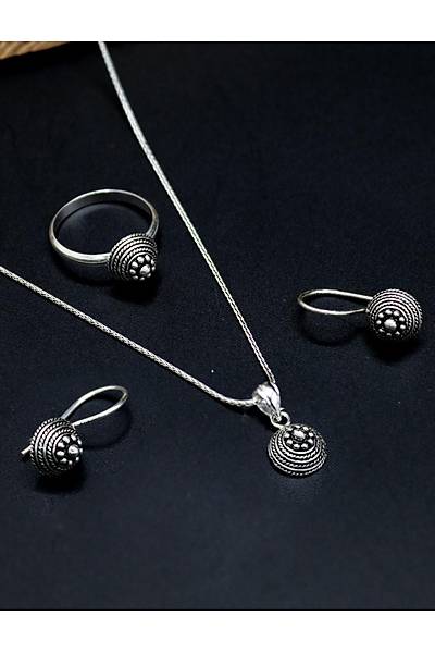 Y�resel Yuvarlak Has�r Desenli ��leme Bayan G�m�� Kad�n ��l� Set 201025222