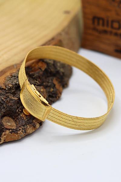 4 S�ra Trabzon Has�r� Alt�n Kaplama G�m�� Bileklik 201024320