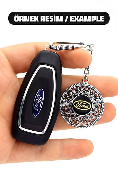 Tura lemeli 925 Ayar Gm Anahtarlk