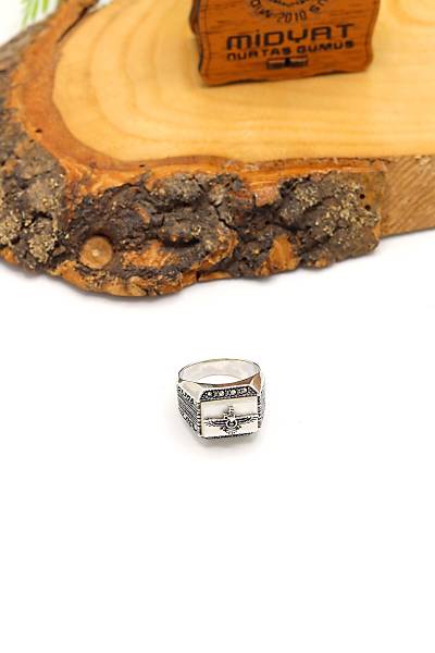 Sedef Tal Ahura Mazda Model 925 Ayar Gm Markazit Unisex Yzk 201024246