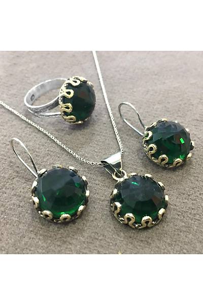 Zmrt Tal Yuvarlak Model Bayan Gm l Tak Seti