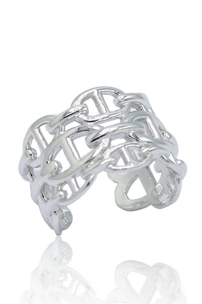 Sade Zincir Tasar�m 925 Ayar G�m�� Kad�n Y�z�k 201024007