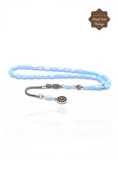 Opal Ta�l� Kaps�l Kesim G�m�� P�sk�ll� Do�al Ta� Tesbih 201023420