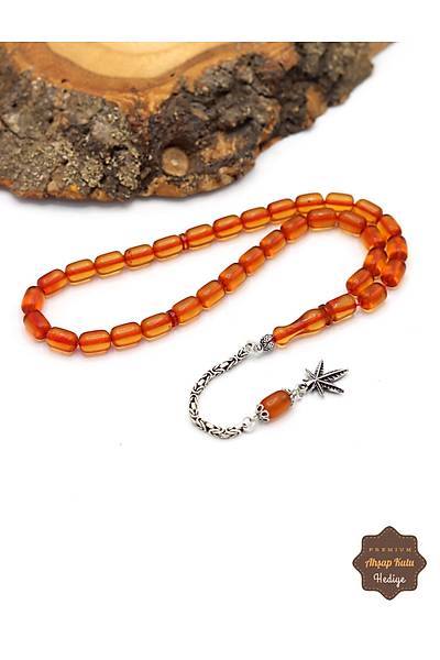 Kahverengi Kapsl Kesim Skma Kehribar Tesbih 201024703