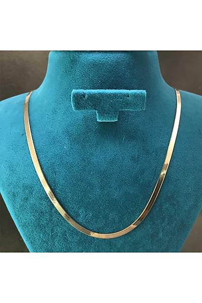 �talyan Yass� Model Rose Kaplama Bayan G�m�� Zincir