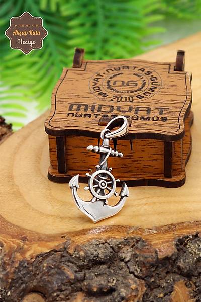 Gemici D�meni ve Denizci �apas� Model 925 Ayar G�m�� Erkek Kolye 201024605