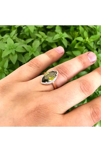 Peridot Tal ekik Rose Kaplama Bayan Gm Yzk