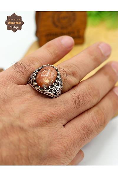 Y�ld�z Tozu Ta�l� Kral Motifli 925 Ayar G�m�� Erkek Y�z�k 201024936