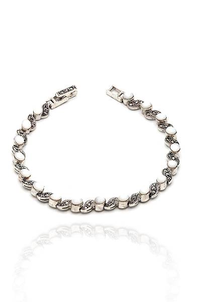 Sedef Ta�l� Sarmal Model Markazit Kad�n G�m�� Bileklik 201024428