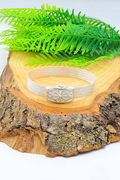 �i�ek Motifli 1000 Ayar Trabzon Has�r� G�m�� Bileklik 201021247