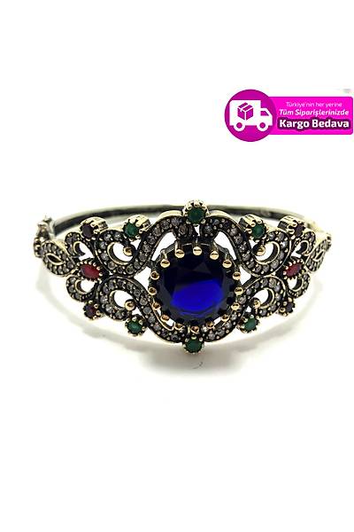 Safir Tal Lale Model 925 Ayar Gm Bayan Otantik Bilezik